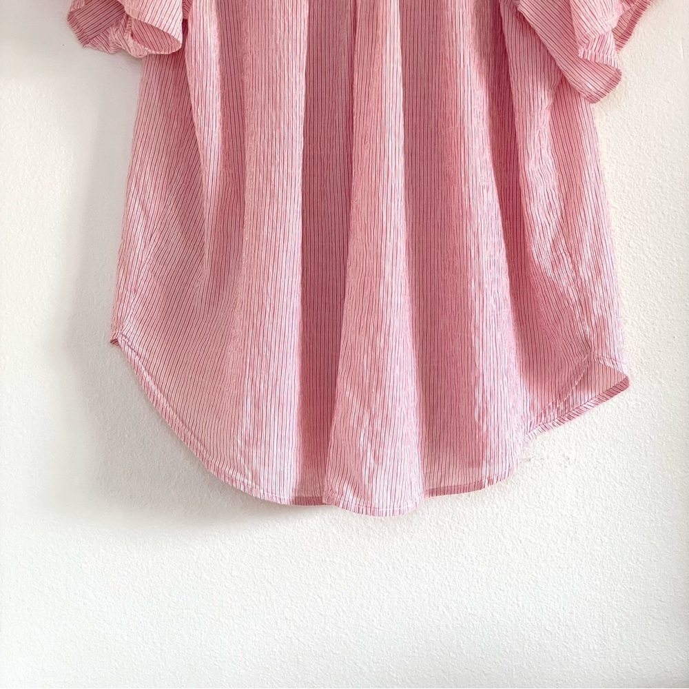 The Nines by HATCH Light Pink Button-Down Blouse - Picture 9 of 13